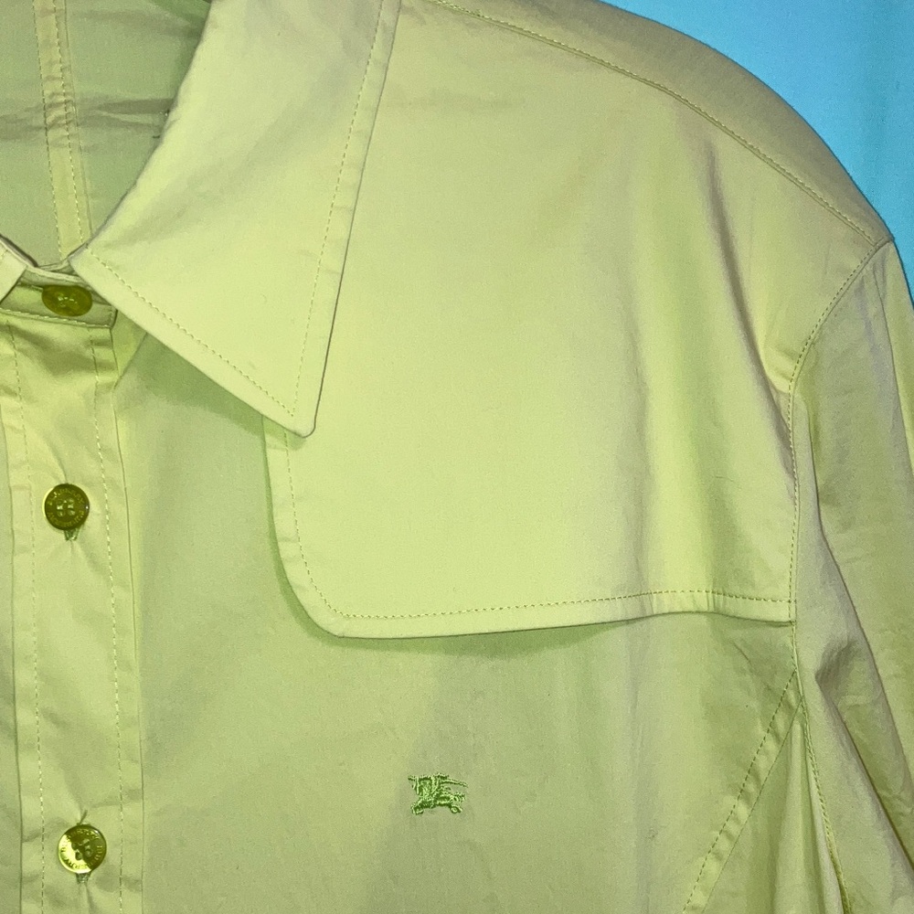 Burberry Lemon Yellow Shirt size 50 - Picture 12 of 12